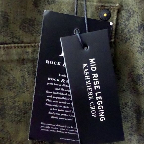 New ROCK & REPUBLIC Women's Jeans Pants Kashmiere Camo Mid Rise Slim Skinny - Picture 2 of 3